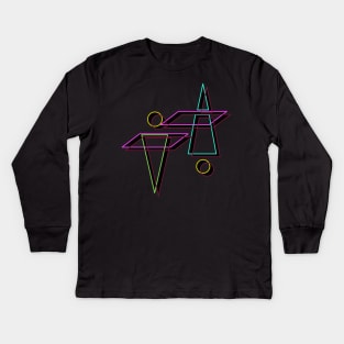 Abstract Portal Kids Long Sleeve T-Shirt